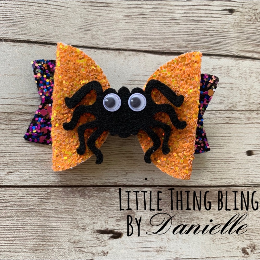 Spider Halloween Bow